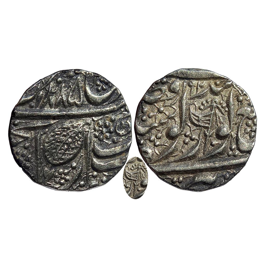 IK Sikh Empire Duleep Singh VS 1885 Amritsar Mint Nanakshahi Couplet Silver Rupee