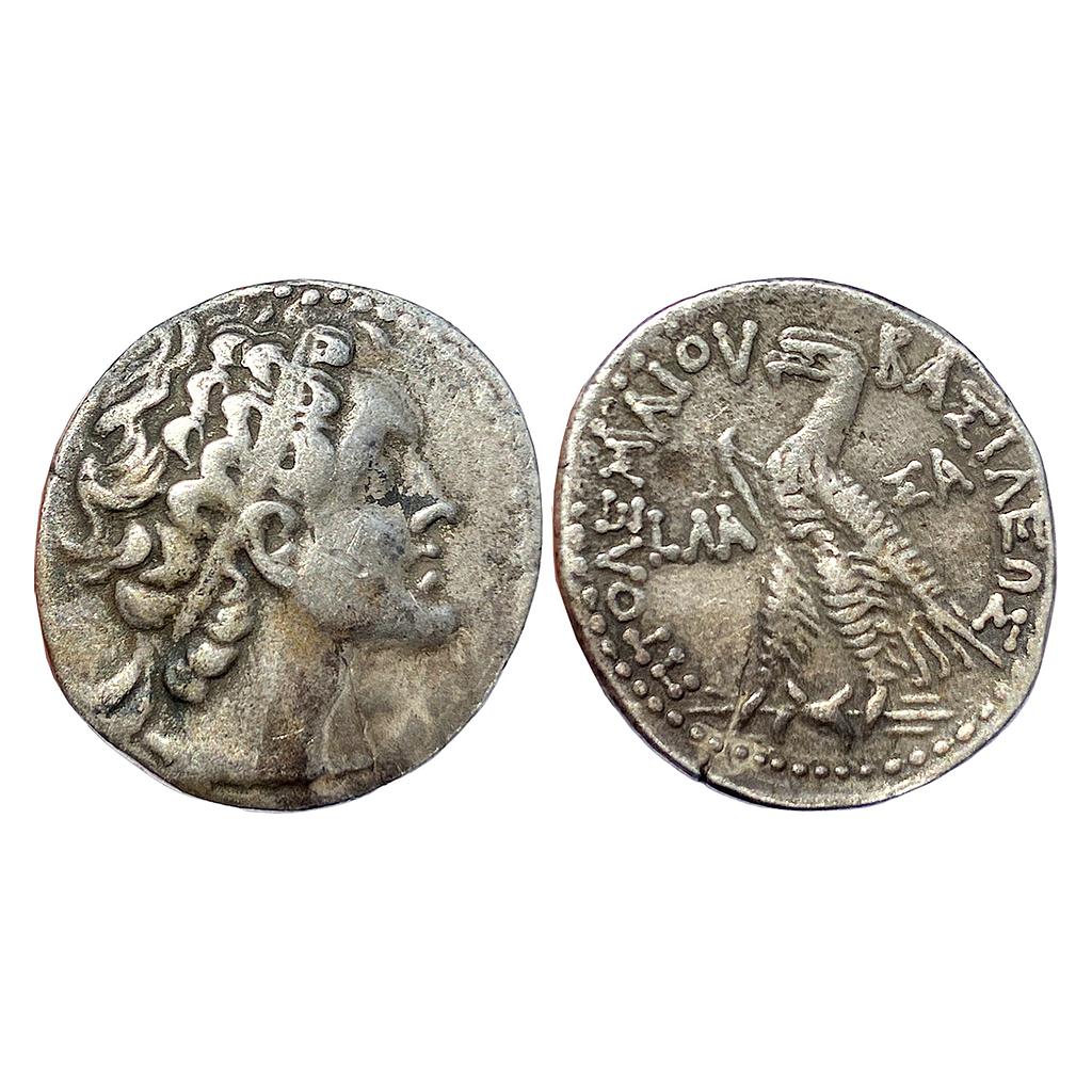 Ancient World Tolemic kings of Egypt Ptolemy VIII aka Euergetes II aka Physcon Silver Tetradrachm