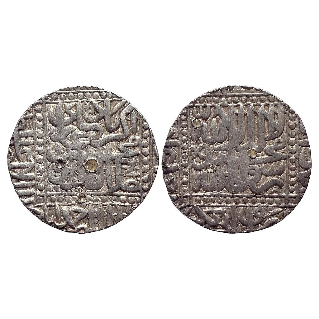 Mughal Akbar Ahmadabad Mint Silver Rupee