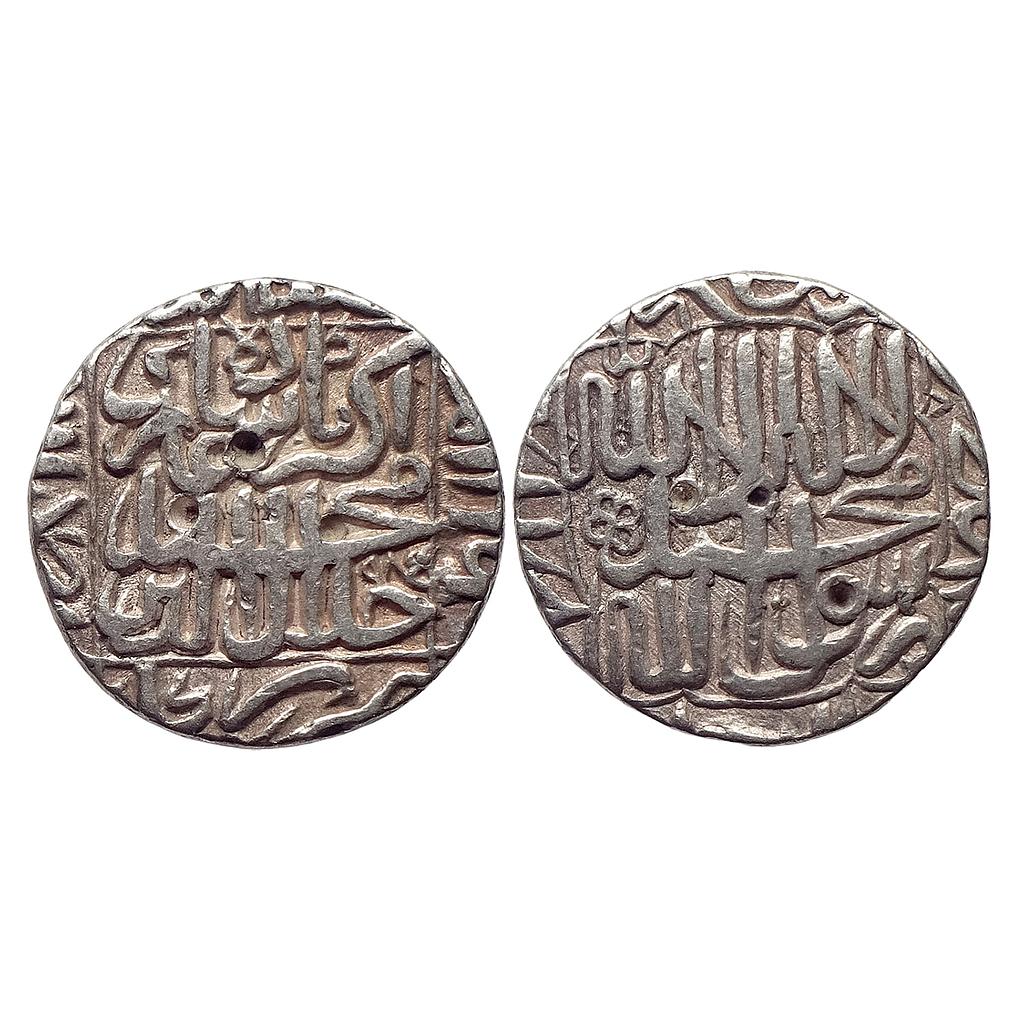 Mughal Akbar Bhakkar Mint Silver Rupee