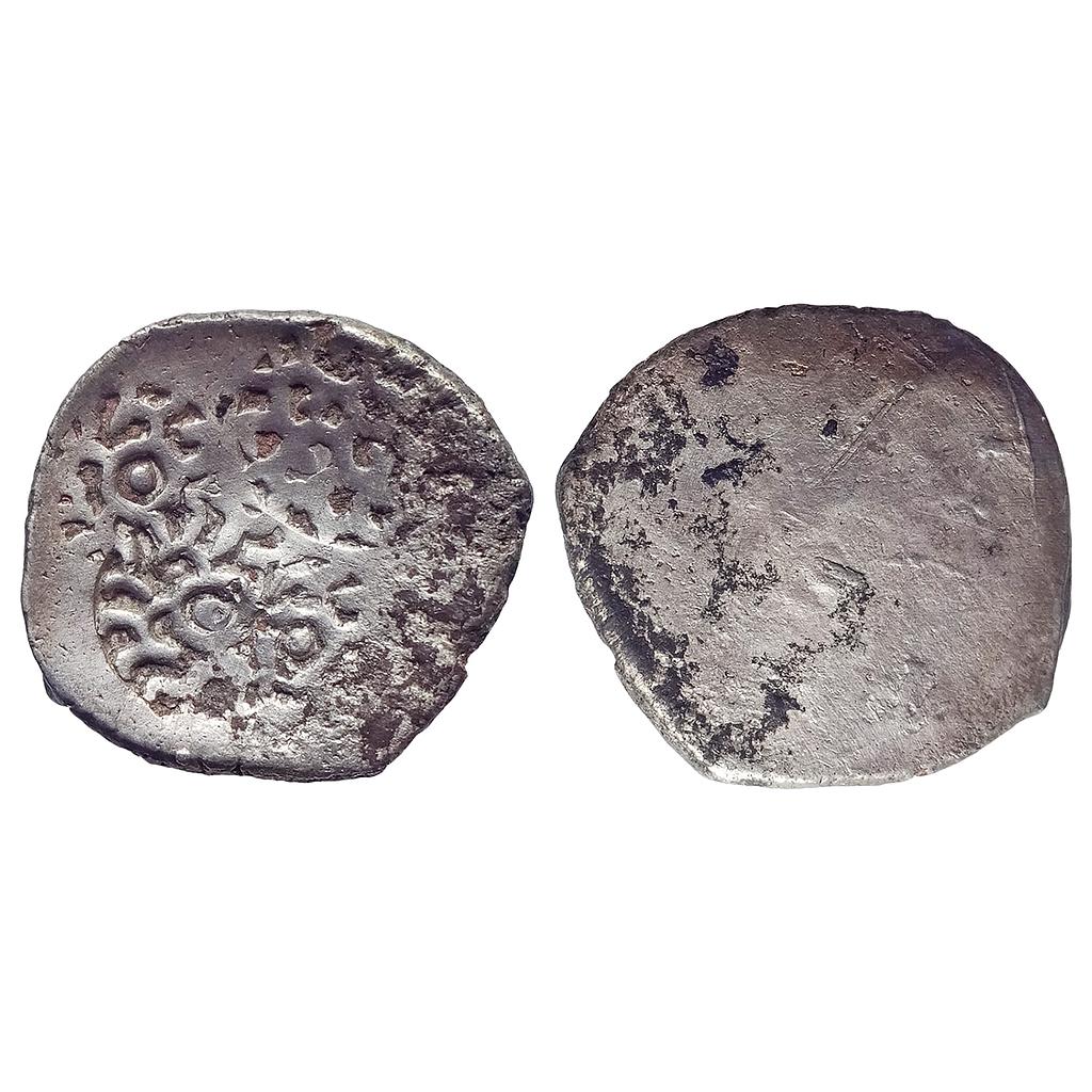 Ancient, Archaic Series, PMC, Kashi Mahajanapada, Silver Vimshatika, Jaunpur Hoard type