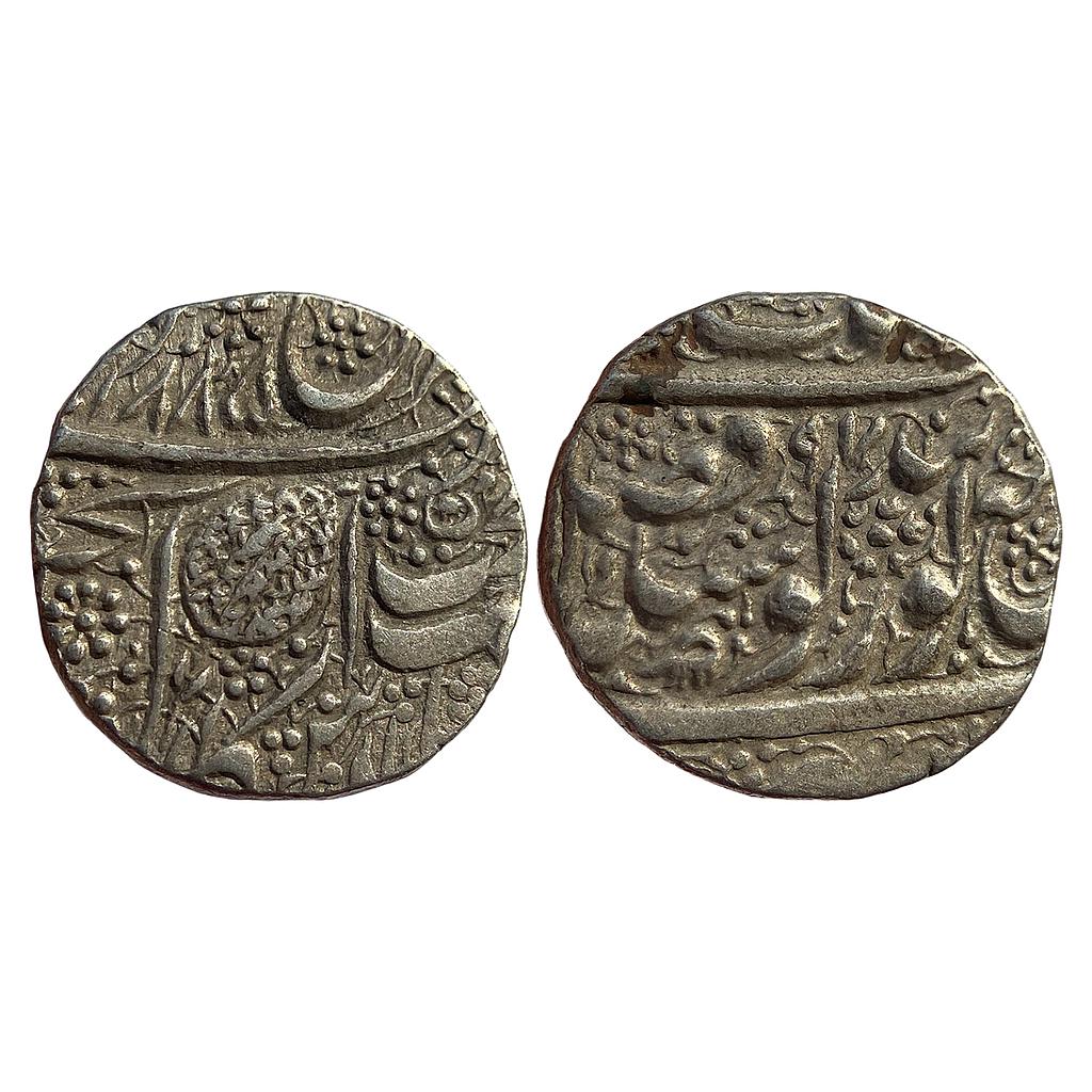 IK Sikh Empire Ranjit Singh VS 1885 Amritsar Mint NanakShahi couplet Silver Rupee