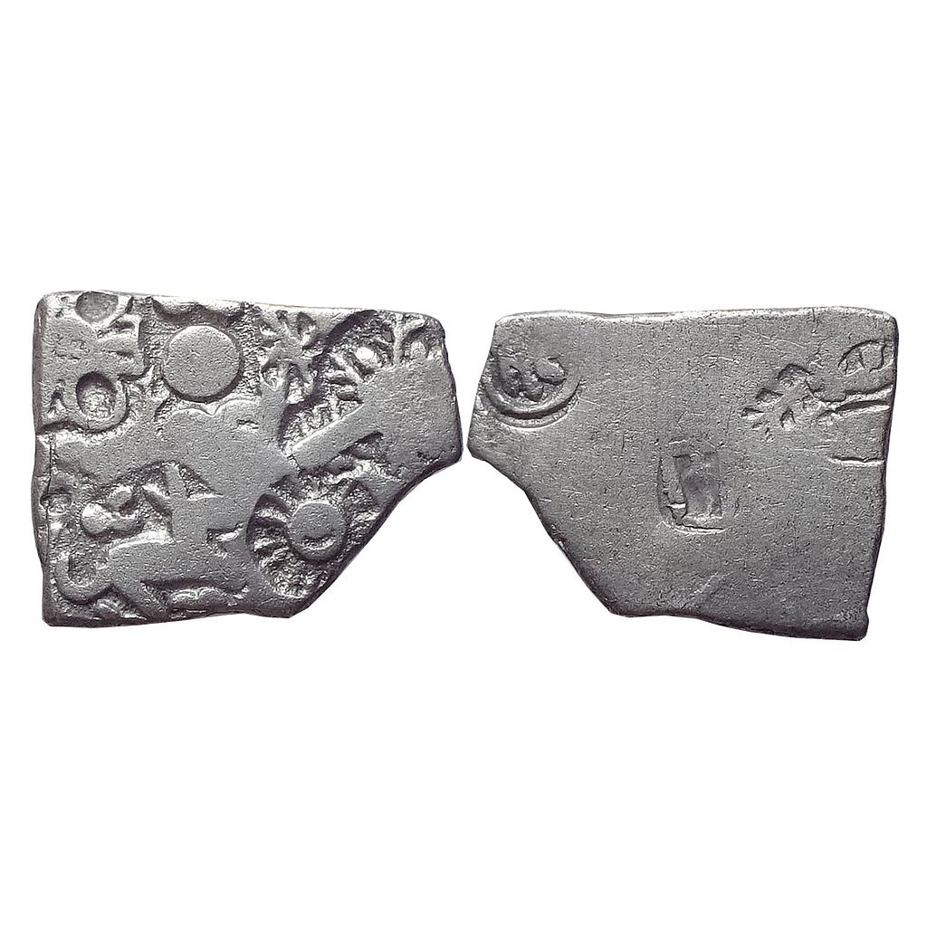 Ancient Punch Marked Coinage from lower Middle Ganga Valley Magadha Empire Series III Silver Karshapana