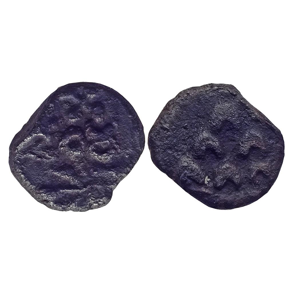 Ancient, Post-Mauryan, Mitras of Kaushambi &quot;Jethmitra&quot; Copper Unit