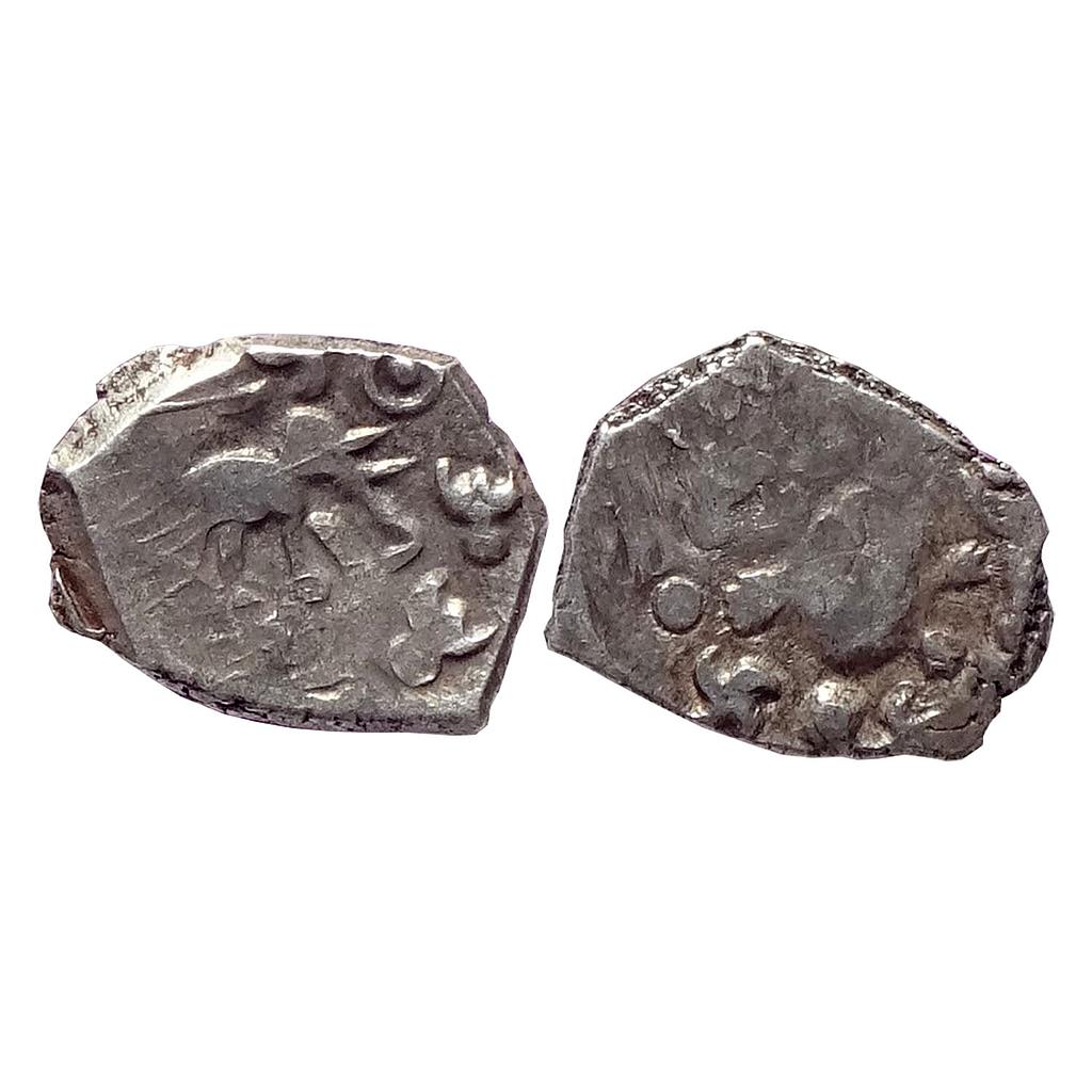 Ancient Saurashtra Janapada Silver 1/4 Karshapana