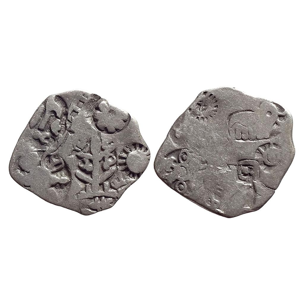 Ancient Punch Marked Coinage from lower Middle Ganga Valley Magadha Empire Series III Silver Karshapana