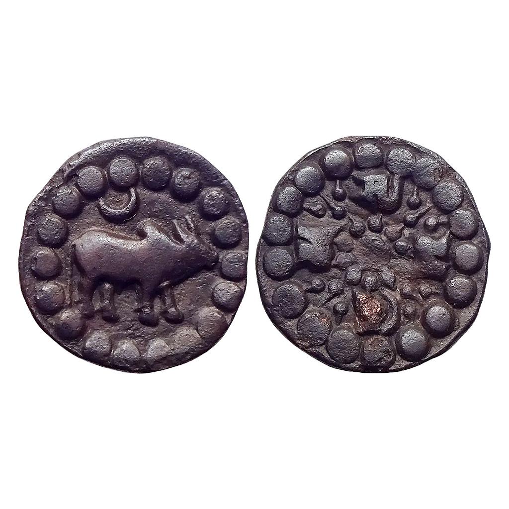 Ancient Nepal Lichchhavi Dynasty Narendra Deva Copper Unit