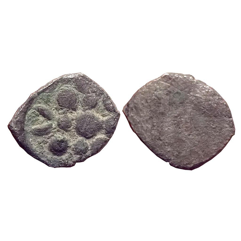 Ancient Punch Marked Coinage from Central India Avanti Mahajanapada Late type Silver Fractional Unit