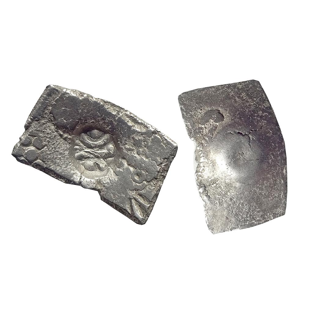 Ancient, Archaic Series PMC, attributed to Shakya Janapada, Narhan hoard type, Silver 5 Shana