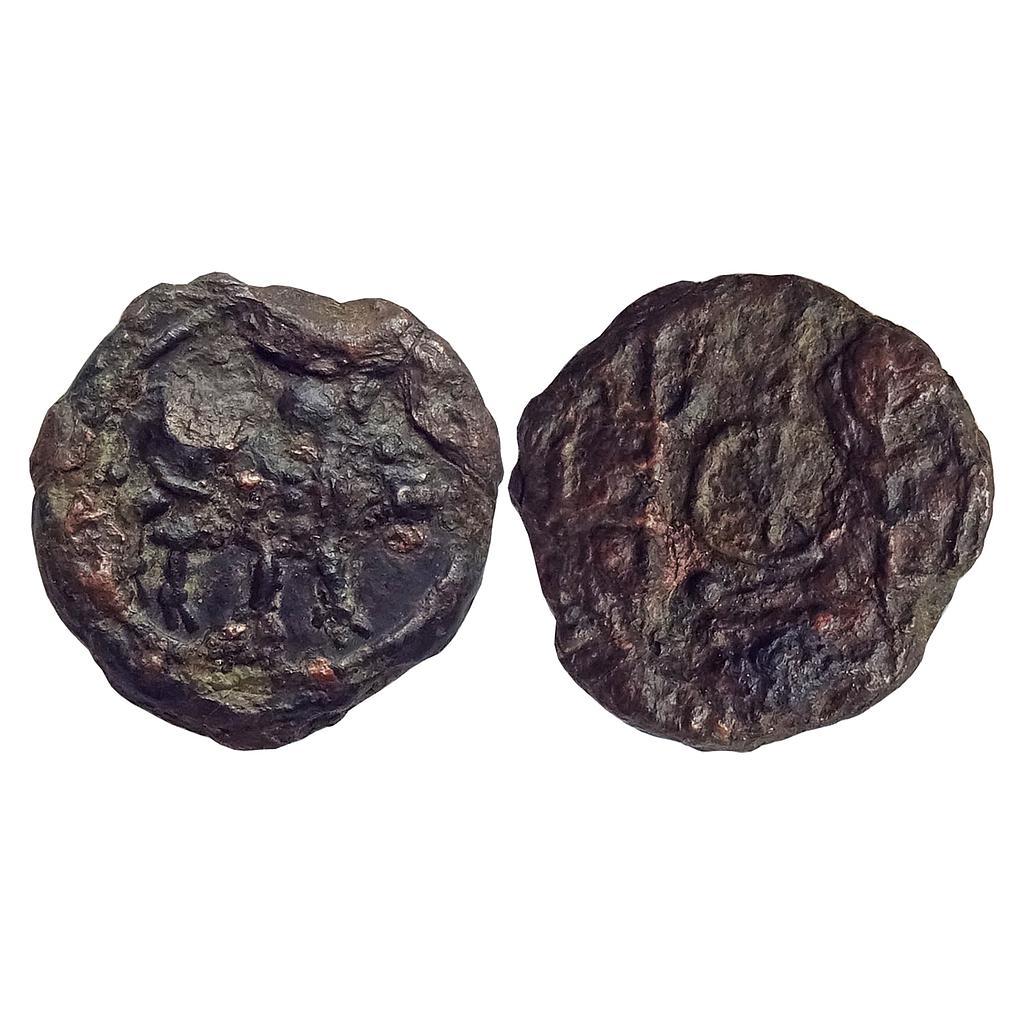 Ancient Post-Vakataka Anonymous Issue Khandesh Region Copper base Alloyed