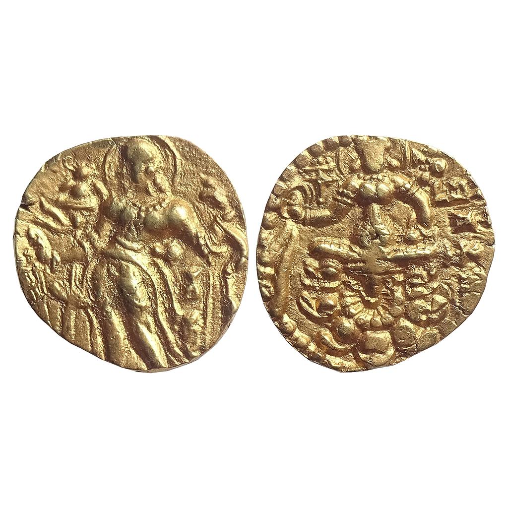 Ancient Guptas Chandragupta II Archer type Heavy Gold Dinar