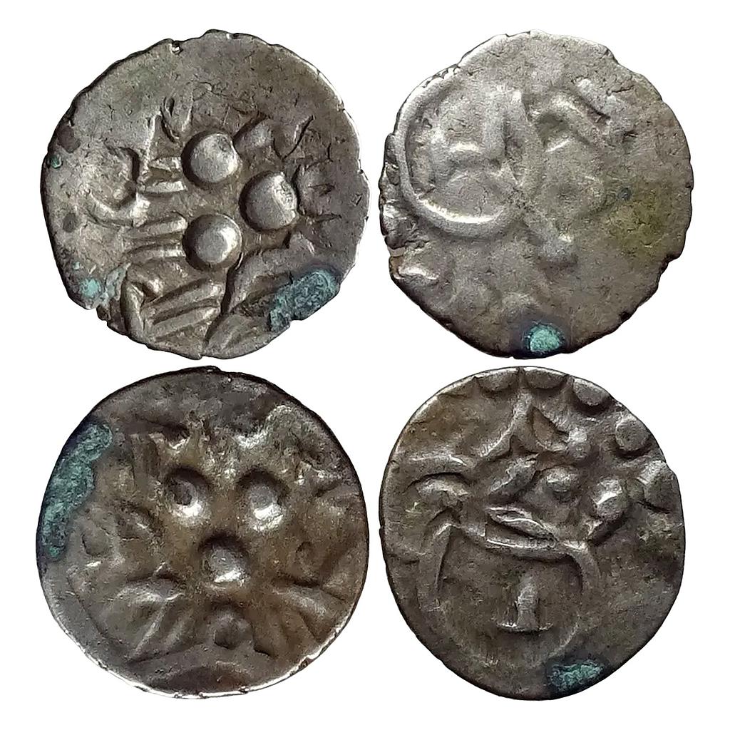 Abbasid Multan Al-Rabi No Mint Set of 2 Coins Silver Qanhari 1/5th Dirham