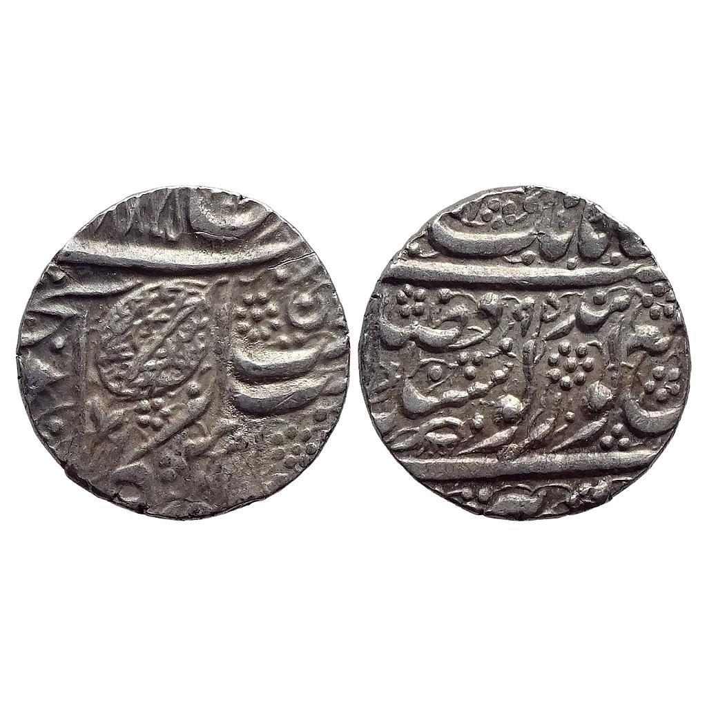 IK Sikh Empire Ranjit Singh VS 1885/95 Amritsar Mint Nanakshahi Couplet Silver Rupee