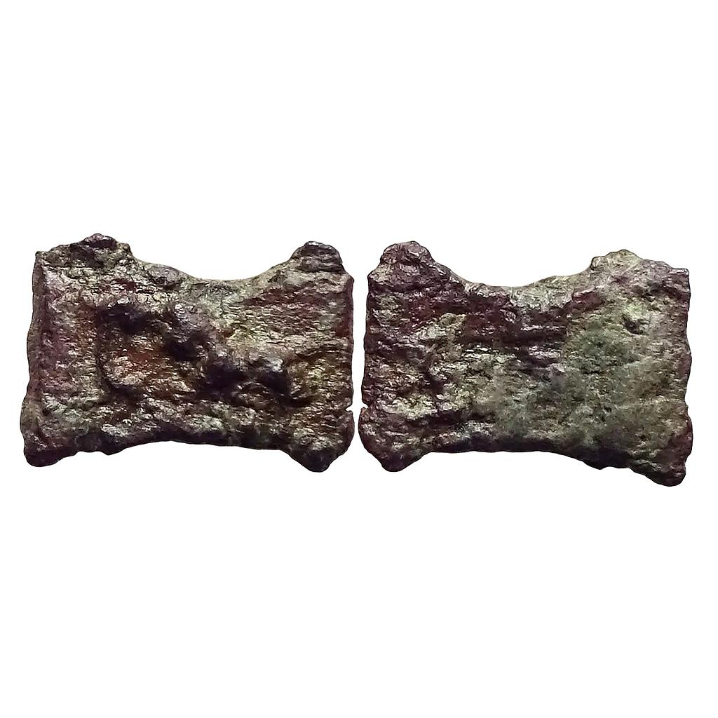 Ancient Kaushambi Region Uninscribed Cast Copper Unit