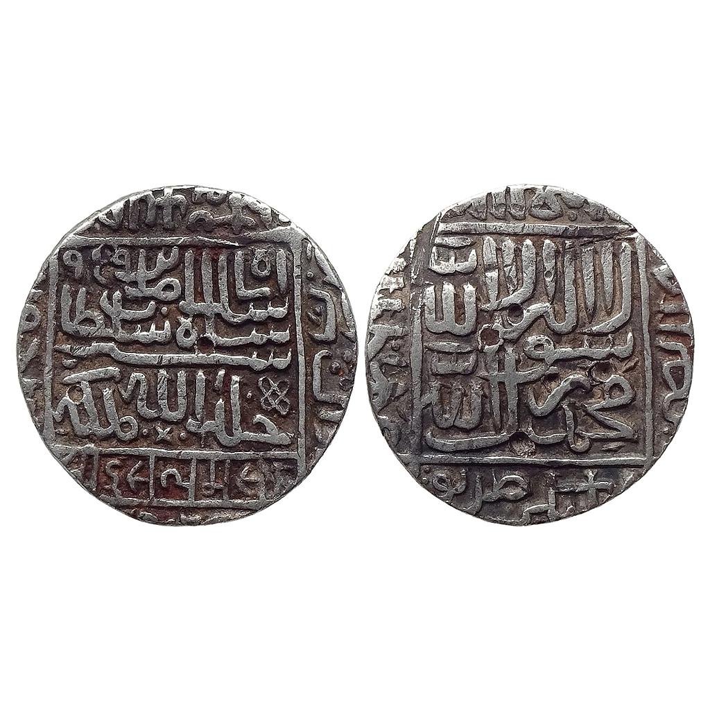 Delhi Sultan Islam Shah Suri Shergarh urf Shiqq Bhakkar Mint  Silver Rupe