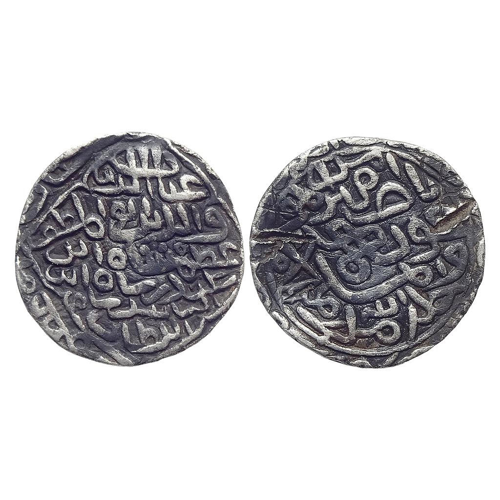 Bengal Sultan Ghiyath Al-Din Azam Shah Hadrat Firuzabad Mint Silver Tanka