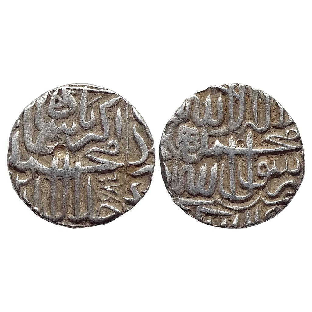 Mughal Akbar Agra Mint Silver Rupee