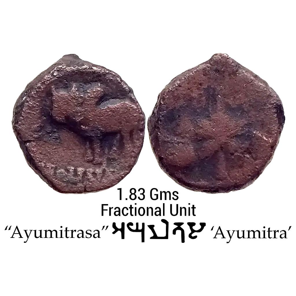 Ancient Ayodhya Region Ayumitra Copper Fractional Unit