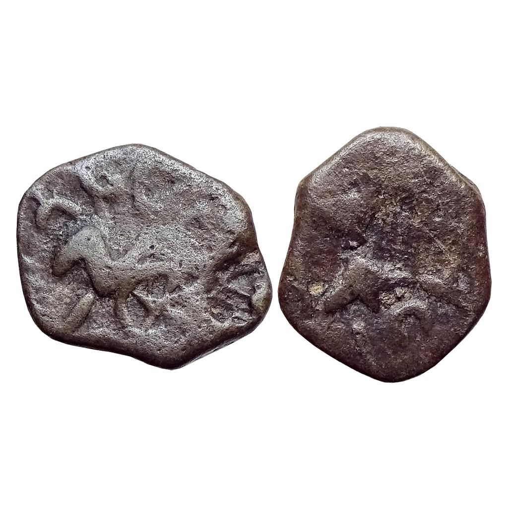 Ancient Western Kshtrapas Kshaharata family Bhumaka Copper Unit