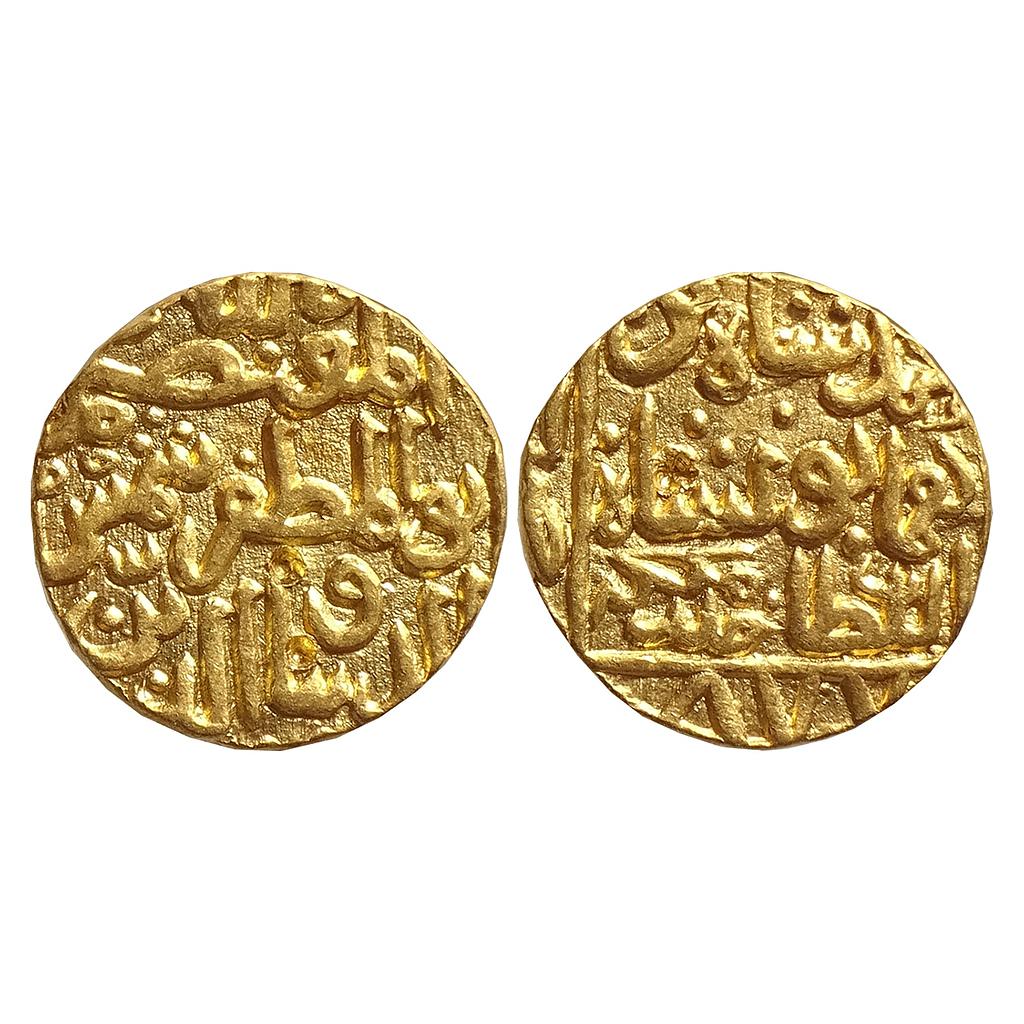 Bahmani Sultan Shams al din Muhammad Shah III Hadrat Muhammadabad Mint Gold Tanka