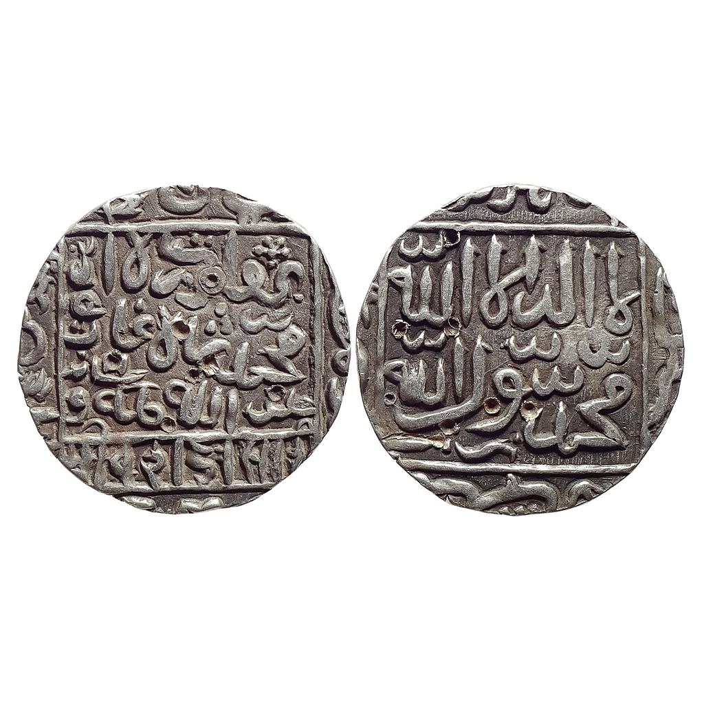 Bengal Sultan Giyath al din Bahadur Shah No Mint Silver Tanka