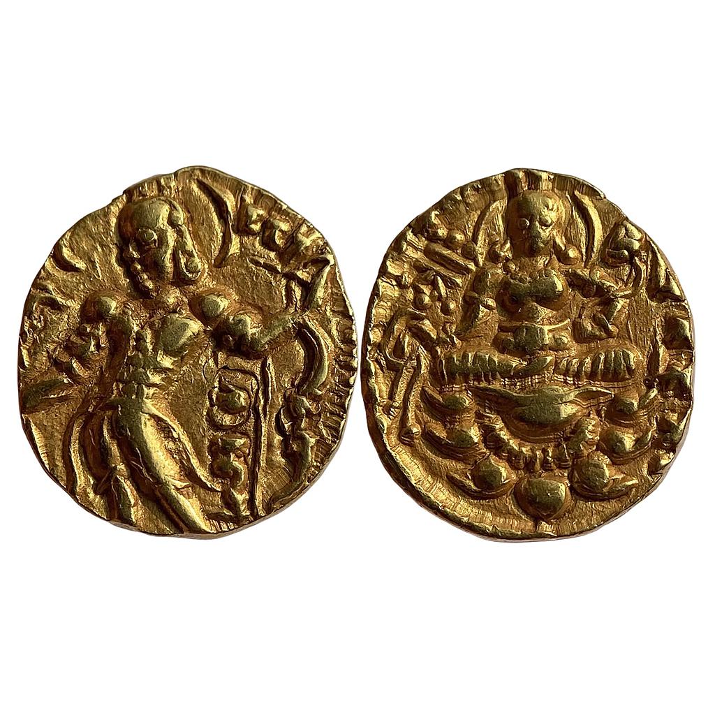 Ancient Guptas Chandragupta II Archer type Gold Dinar