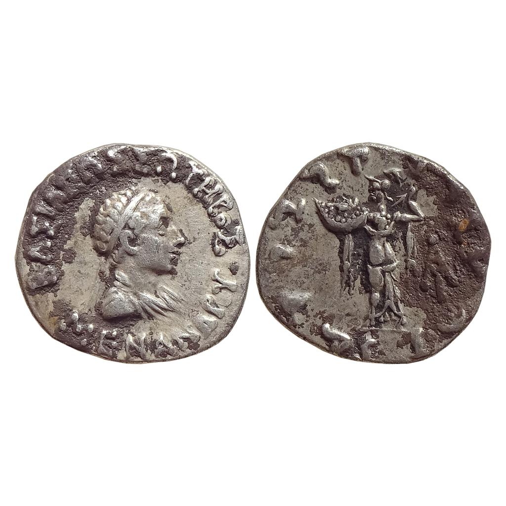 Ancient Indo-Greeks Menander I Silver Drachm