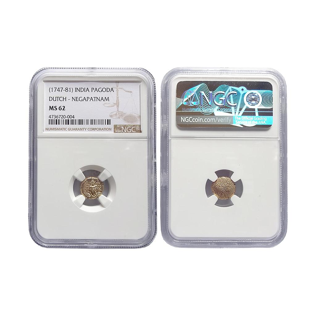 Indo Dutch Negapatnam Gold Pagoda