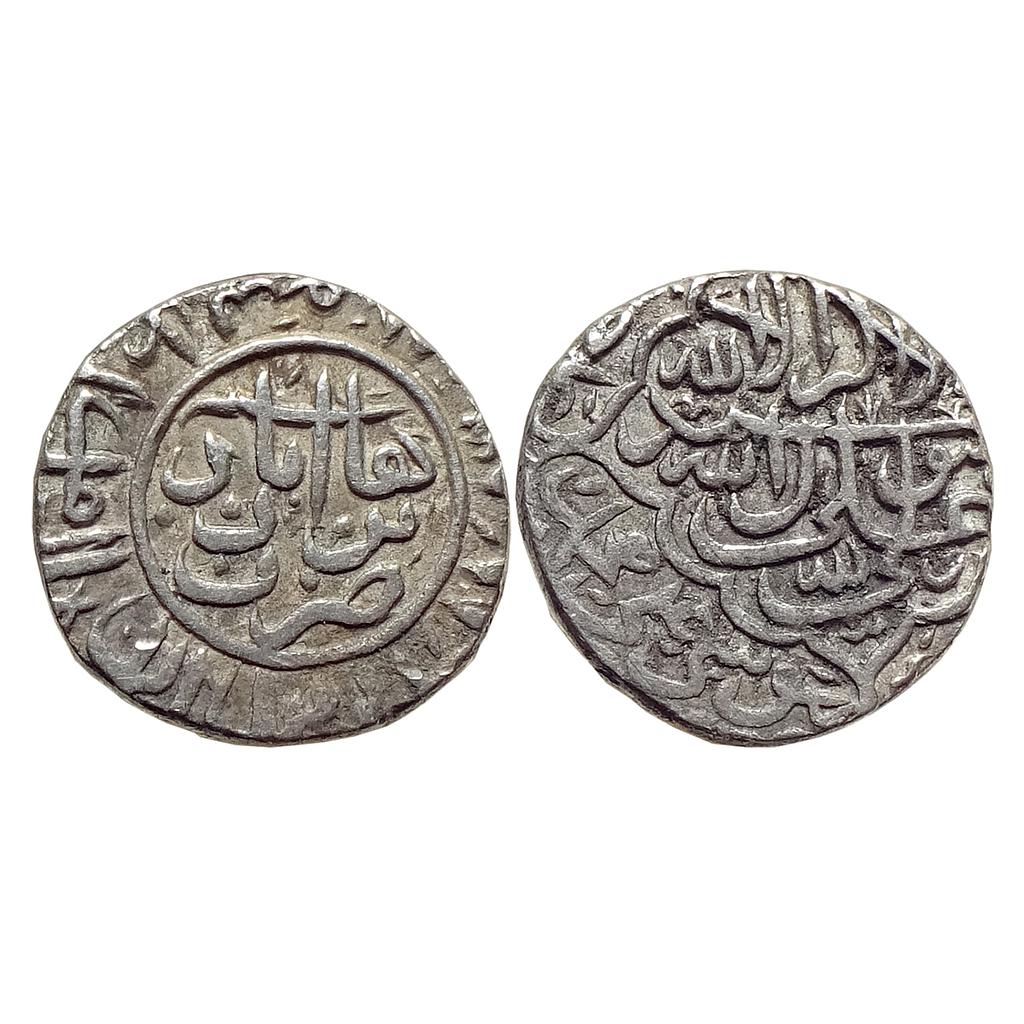 Nizam Shah Of Ahmadnagar Burhan Nizam Shah II Burhanabad Mint Silver Abbasi