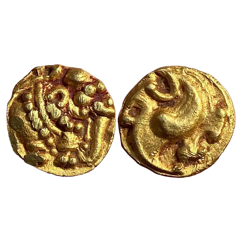 Hindu Medieval Western Gangas Gold Fanam