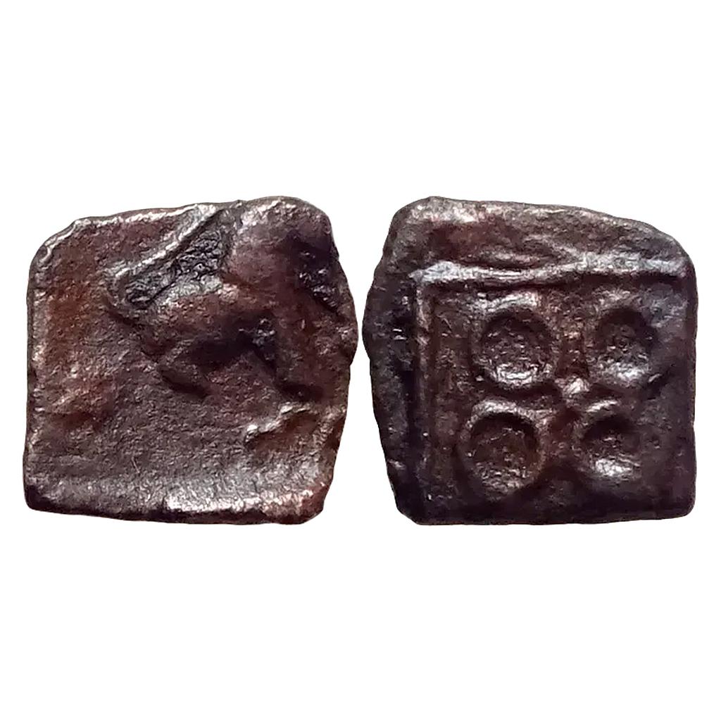 Ancient Junnar Region Satavahanas Copper Fractional Unit