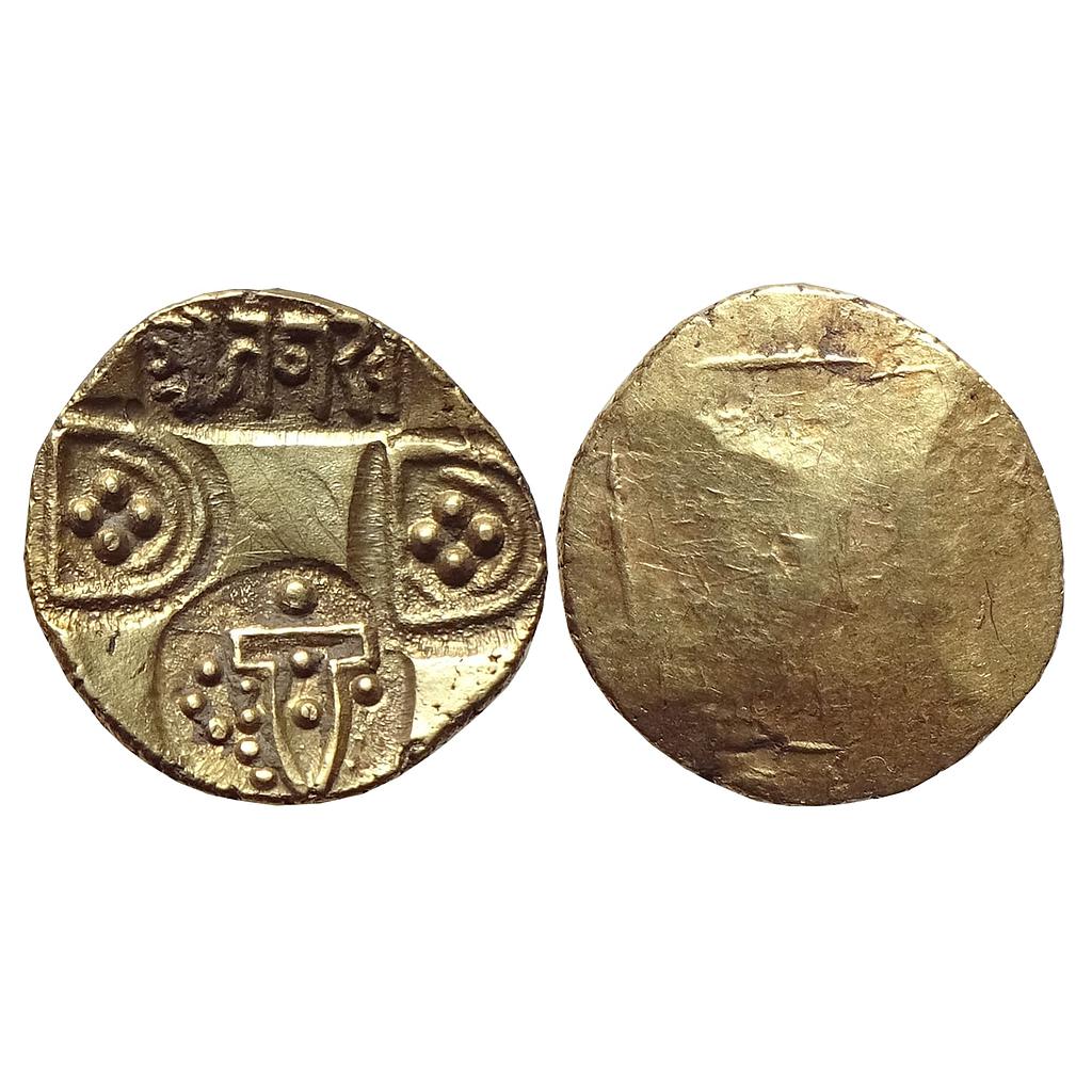 Hindu Medieval Paramaras of Vidarbha Jagadeva Punch Marked Gold Pagoda