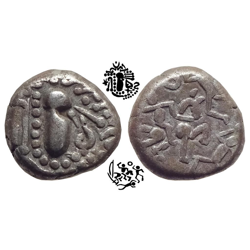 Paramaras of Malwa Gadhiyya Debased Silver Billon Dramma