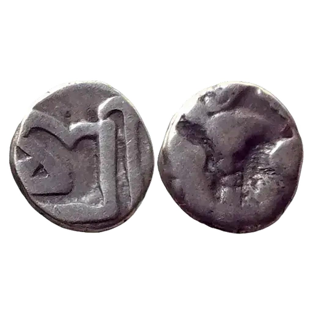 Nepal Malla Dynasty Silver Fanam