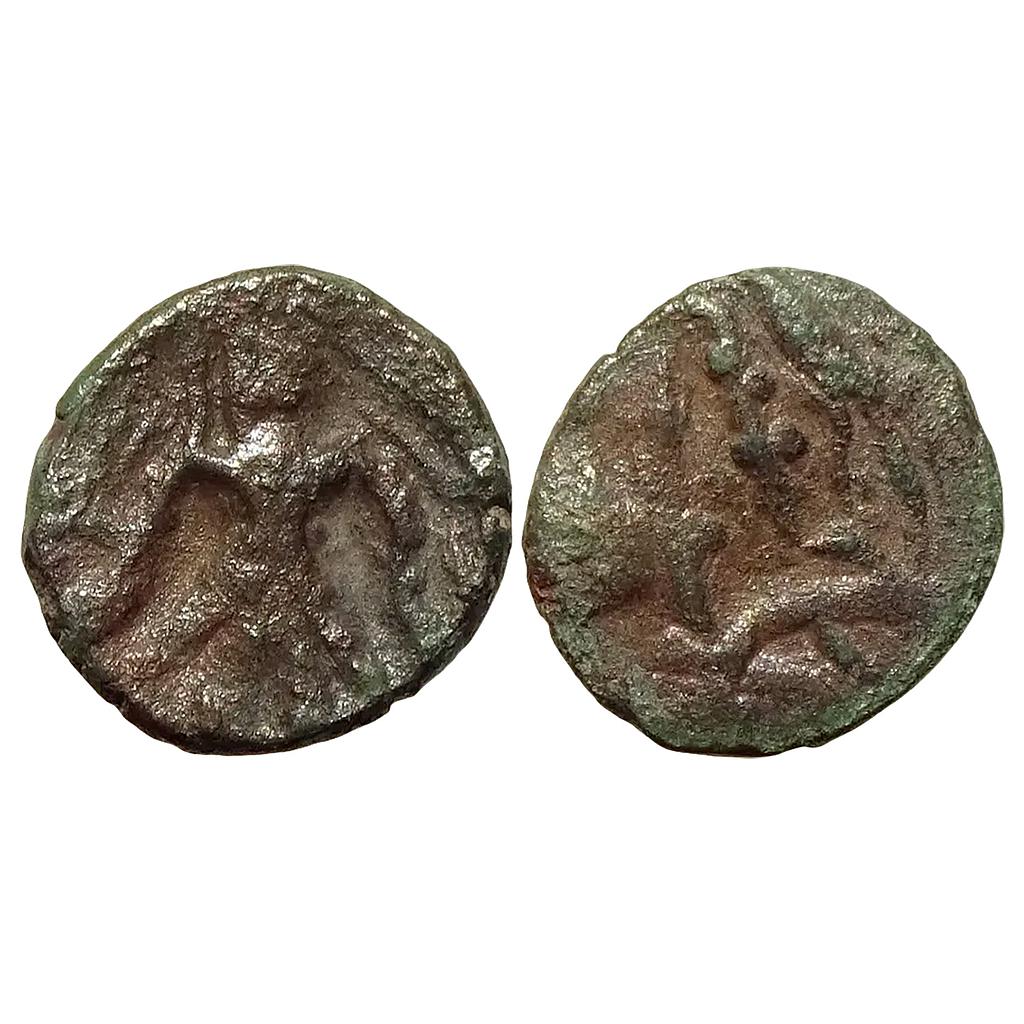 Ancient North India Kushana Imitation Series Copper Unit