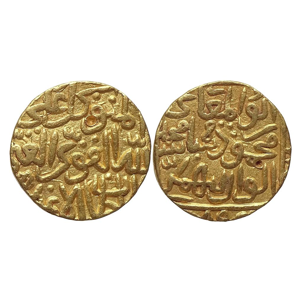Bahamani Sultan Mahmud Shah Hadrat Muhammadabad Mint Gold Tanka