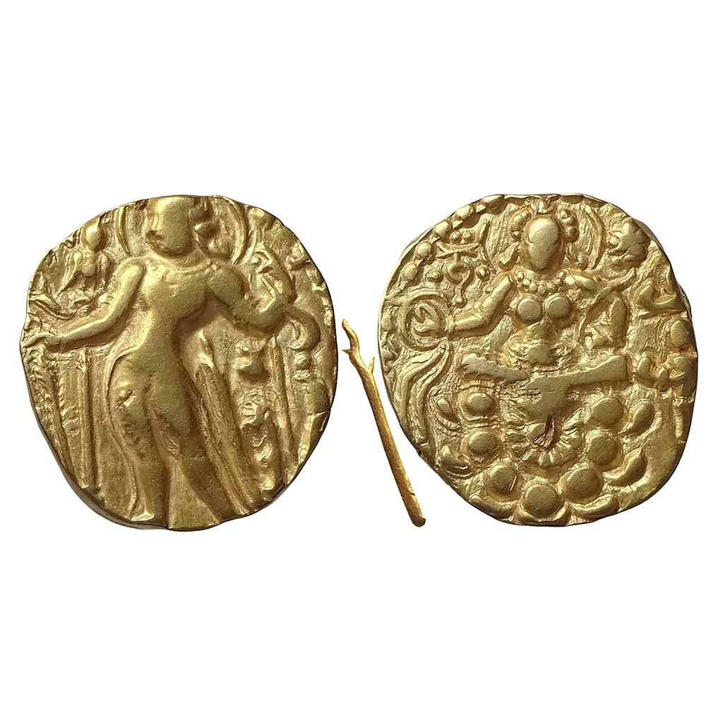 Ancient Guptas Chandragupta II Archer type Gold Dinar