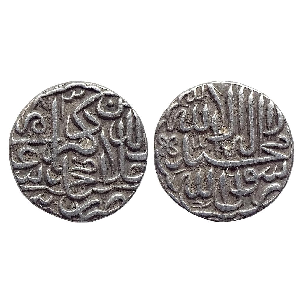 Mughal Akbar Jaunpur Mint Silver Rupee