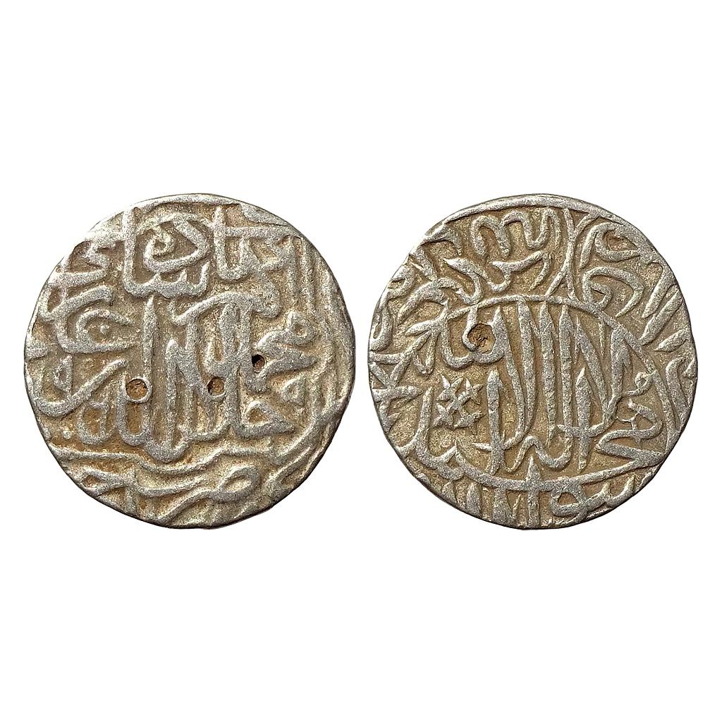 Mughal Akbar Hazrat Delhi Mint Silver Rupee