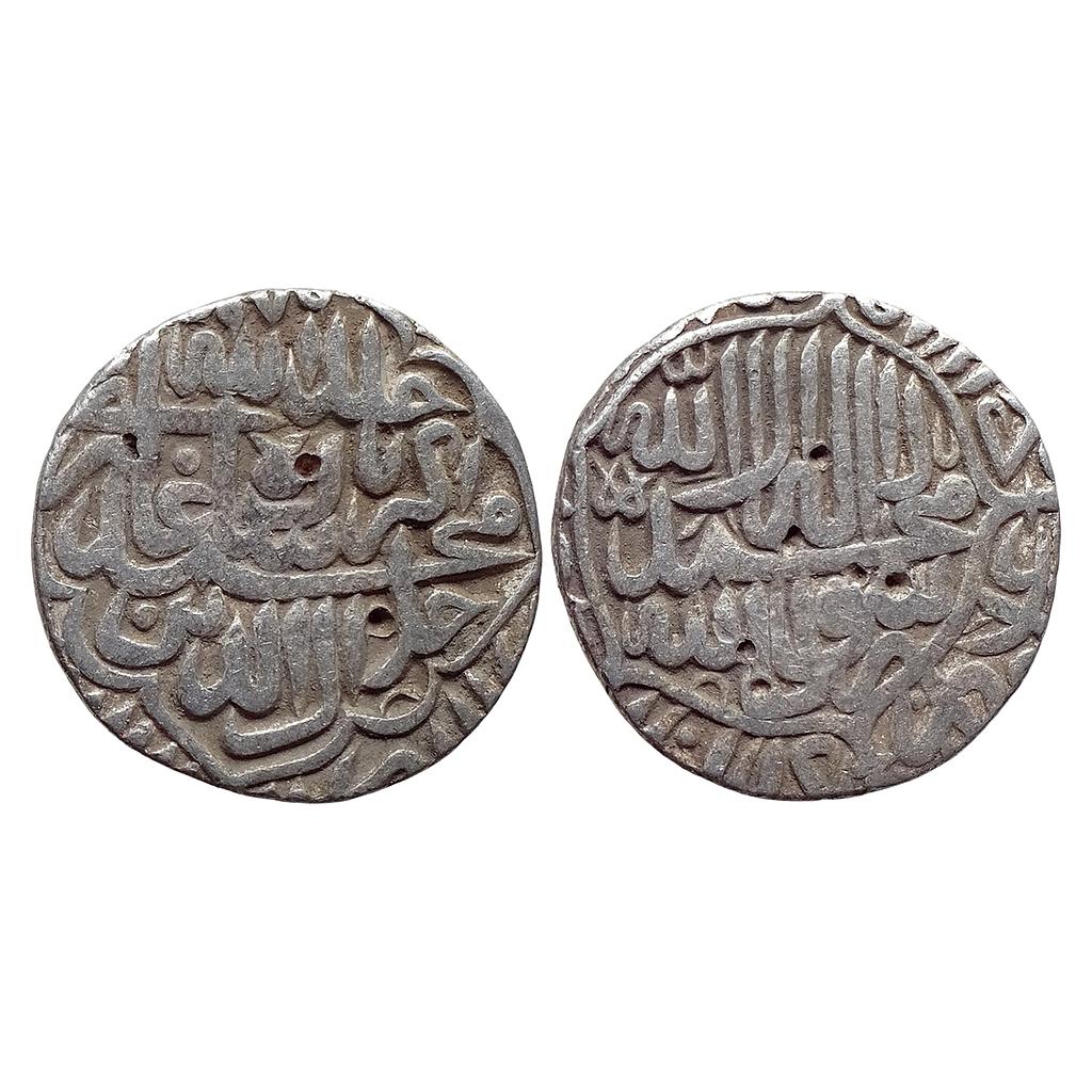 Mughal Akbar Agra Mint Silver Rupee