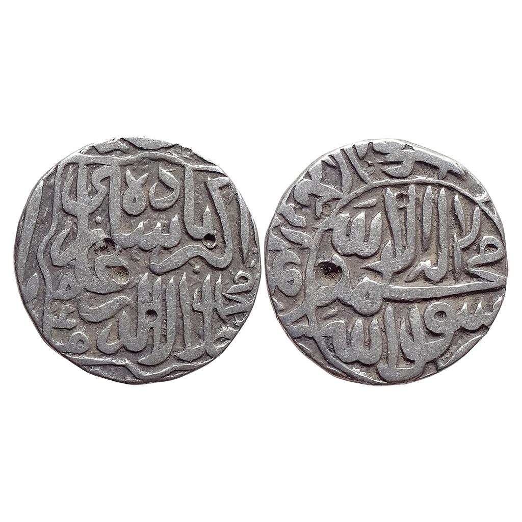 Mughal Akbar Narnol Mint Silver Rupee