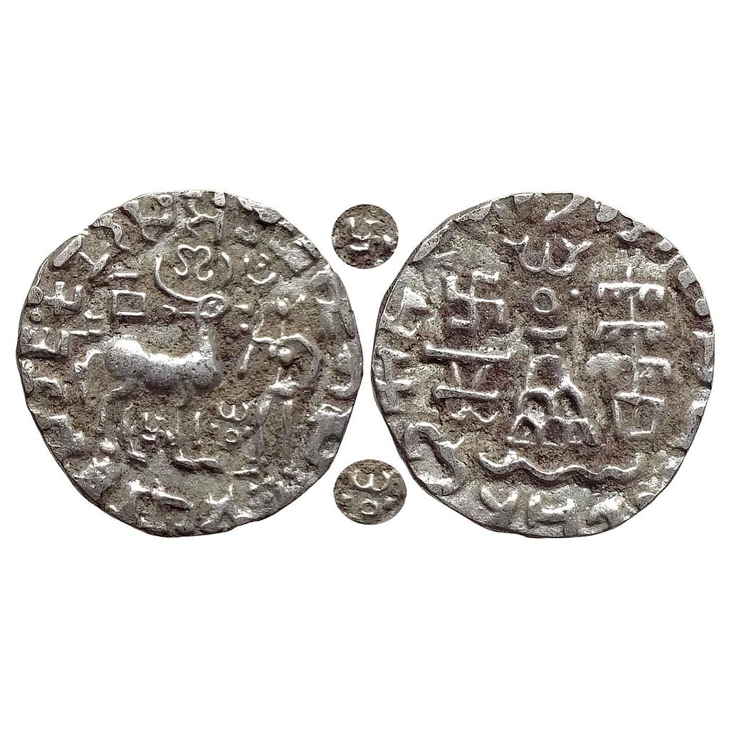 Ancient Kunindas Tribal Republic Amoghabhuti Silver Dramma