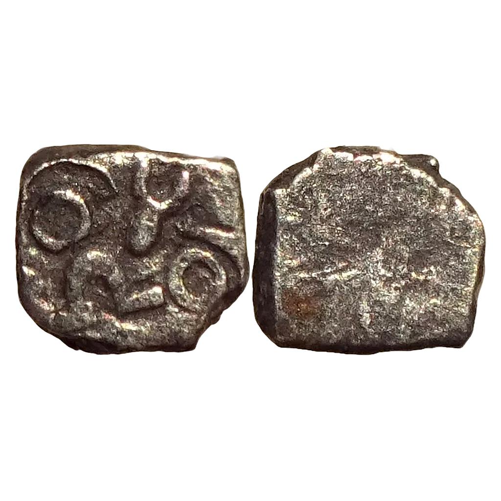 Ancient Punch Marked Coinage Avanti Mahajanapada Central India Silver Unit