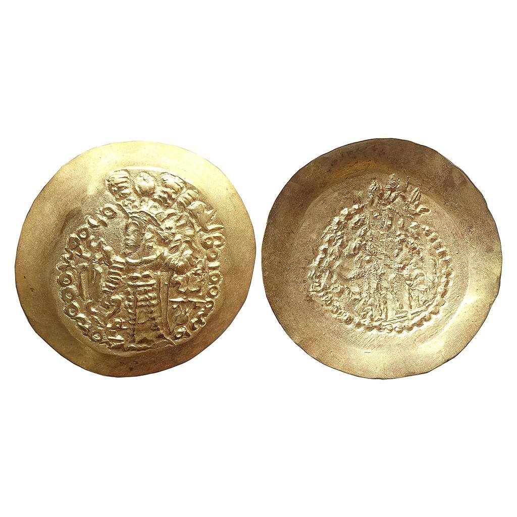 Ancient Kushano-Sassanian Kidarite Huns Varahan Gold Dinara