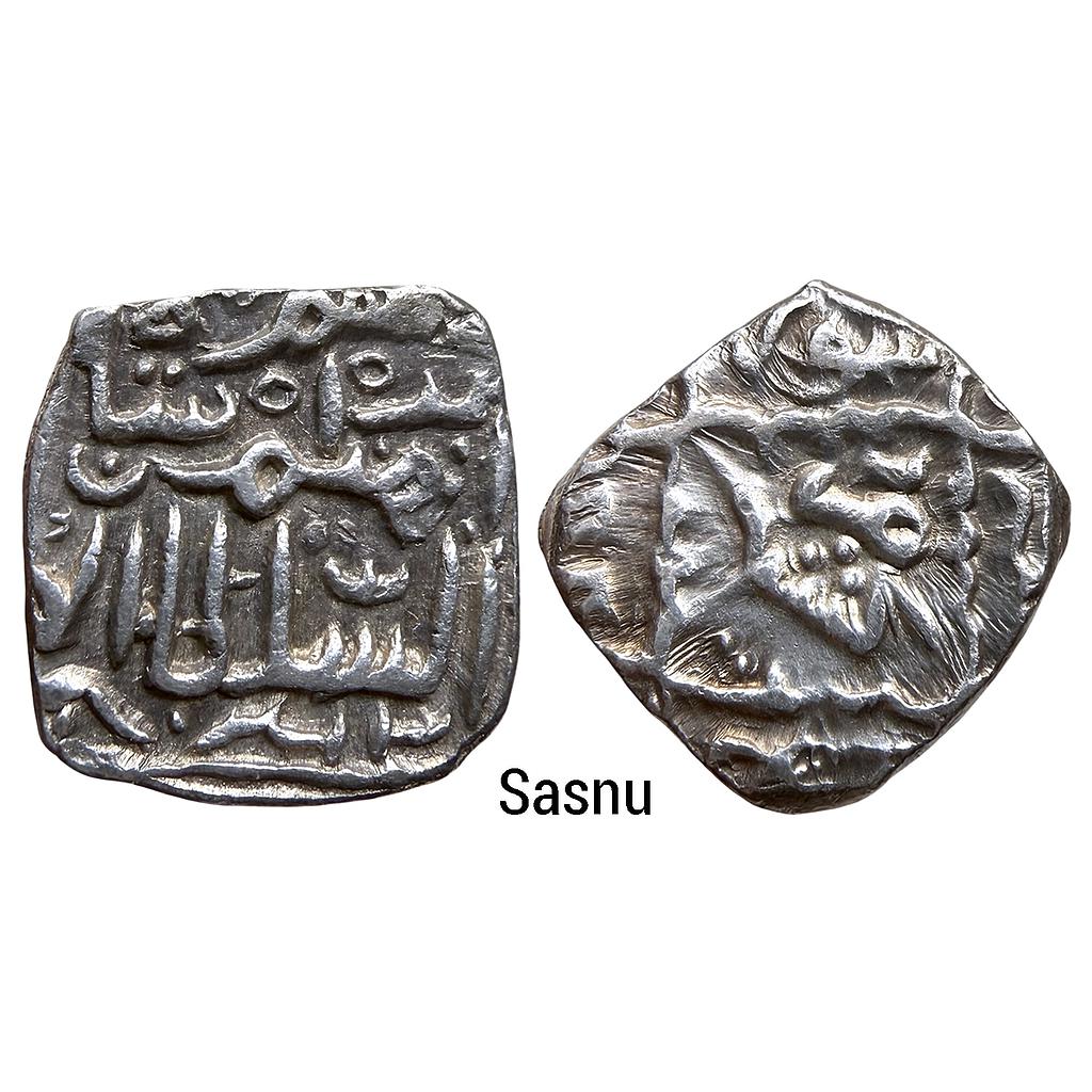 Kashmir Sultan Ibrahim Shah I Kashmir Mint Silver Square Sasnu