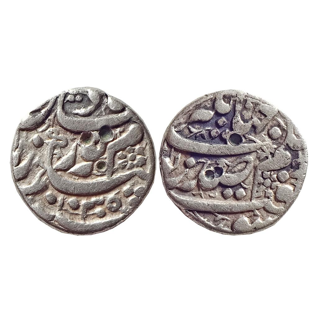 Mughal, Nur Jahan, Surat Mint, Silver &quot;1/2 Rupee&quot;