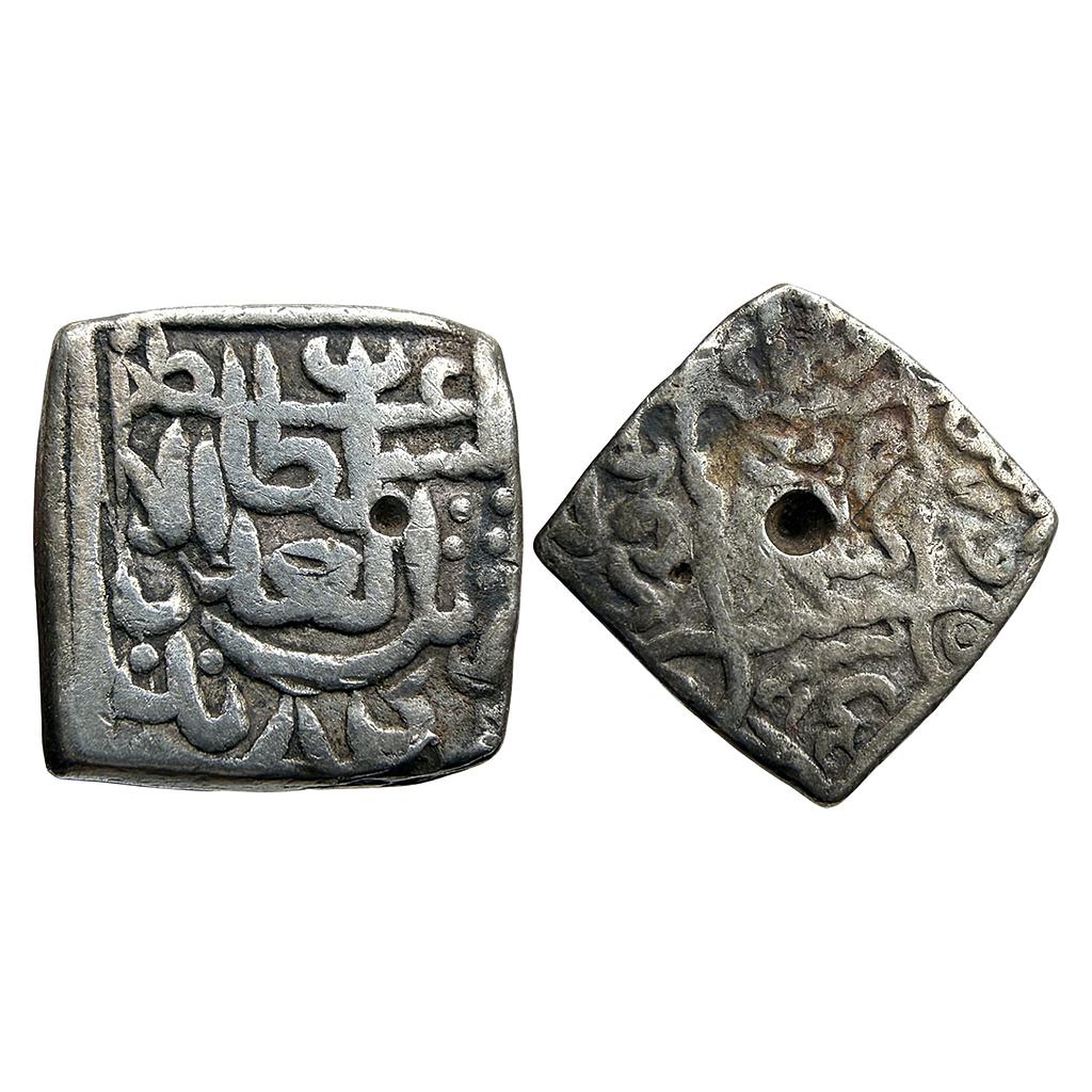 Kashmir Sultan Zain ul-Abidin Kashmir Mint Silver Square Sasnu