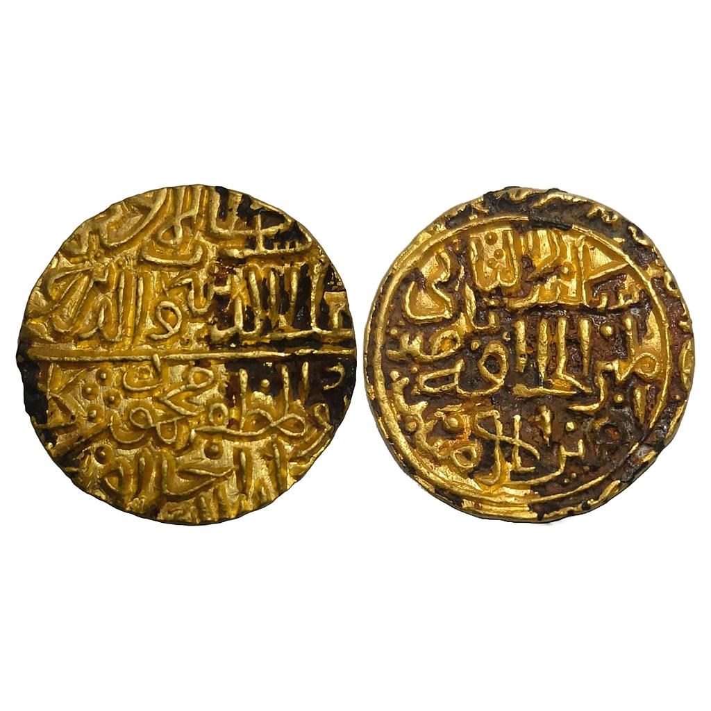 Malwa Sultanate Ala al-din Mahmud Shah I Shadiabad Mint Gold Tanka