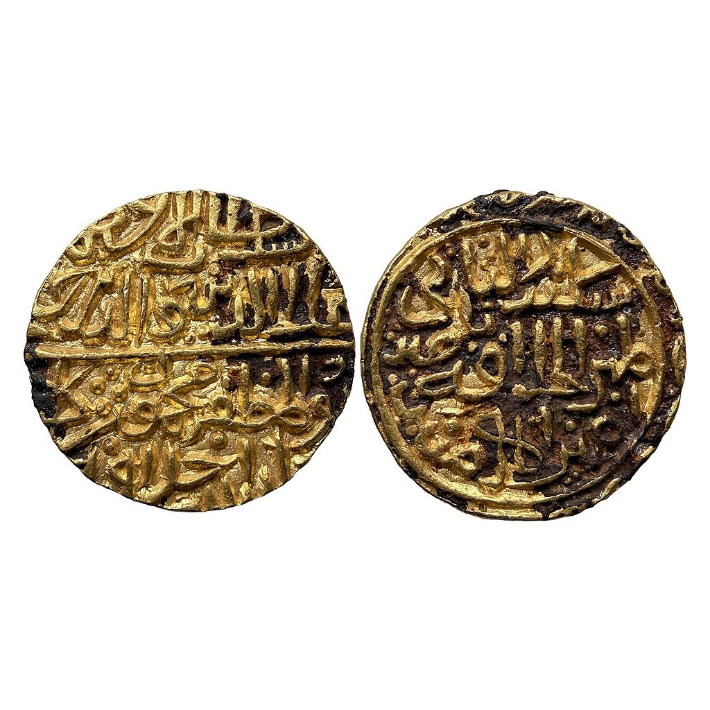 Malwa Sultanate Ala al-din Mahmud Shah I Shadiabad Mint Gold Tanka