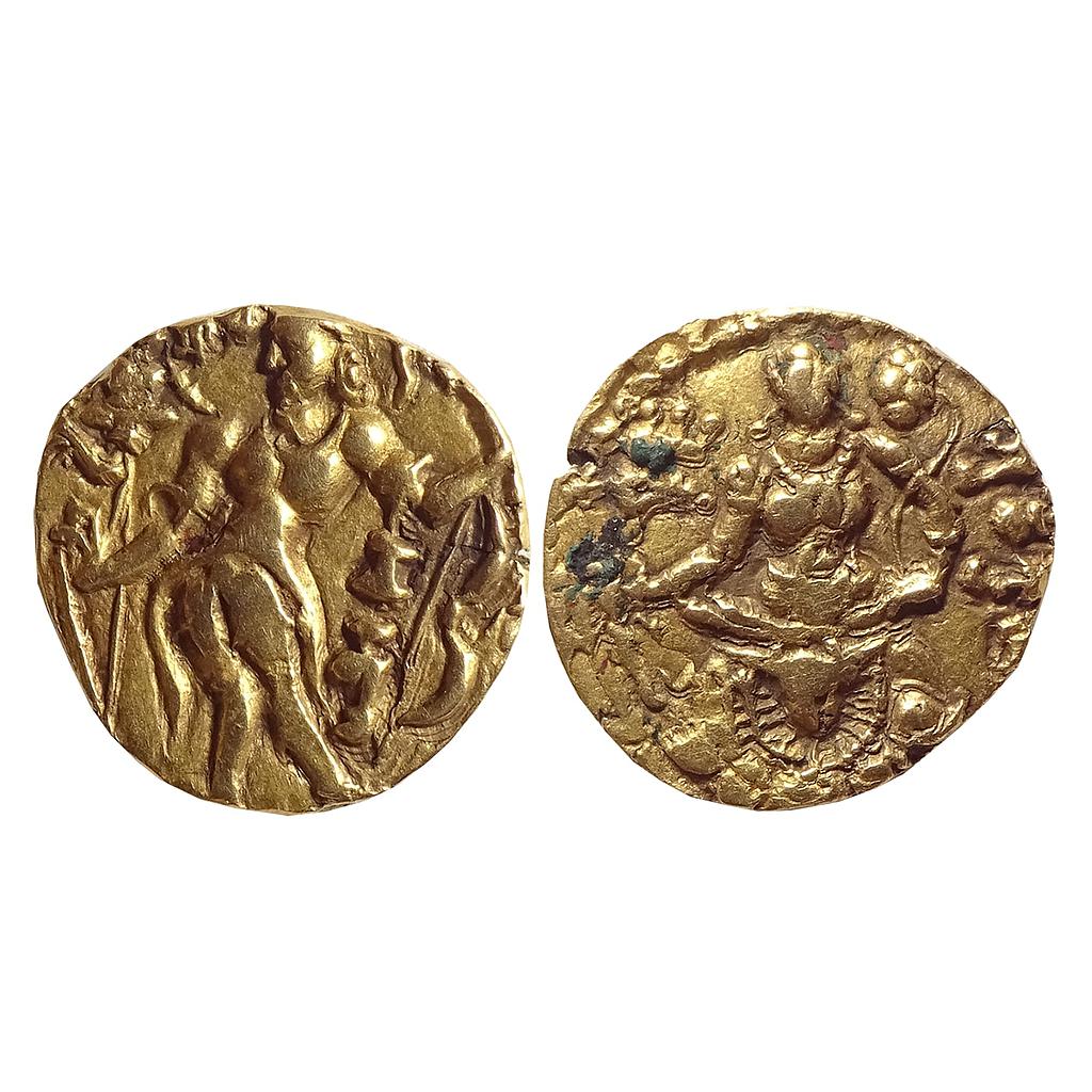 Ancient, Guptas, Chandragupta II, Gold Dinar, ‘Archer’ type